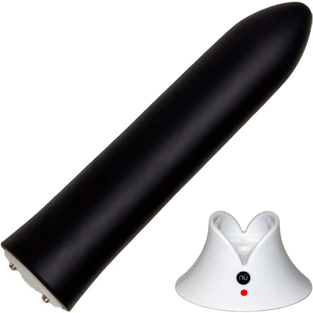 nu Sensuelle Point 20 Function Rechargeable Bullet Vibrator, 3.5", Black
