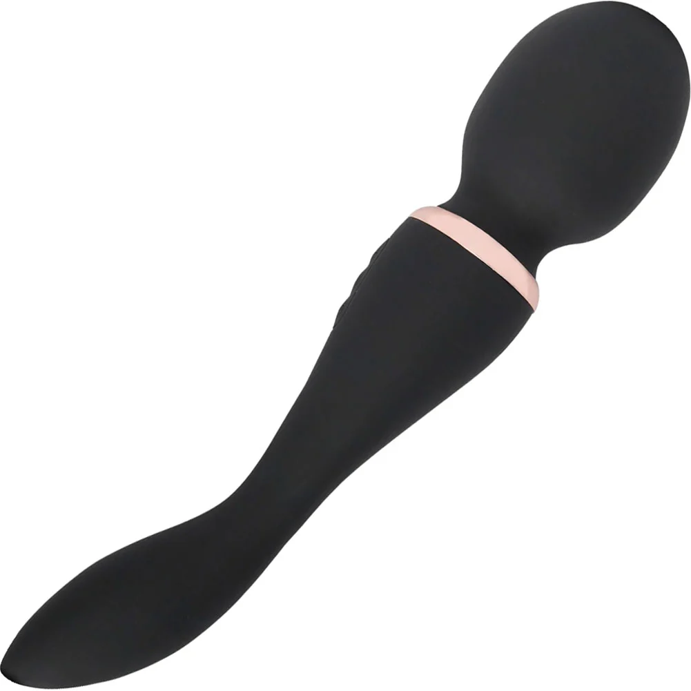 Nu Sensuelle XLR8 Alluvion Dual Ended Wand Vibrator, 11", Black
