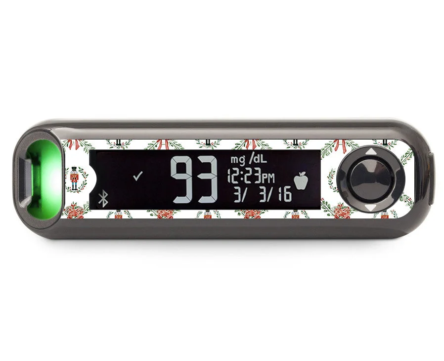 Nutcracker Noel Bayer Contour© Next One Glucometer Sticker - Pump Peelz