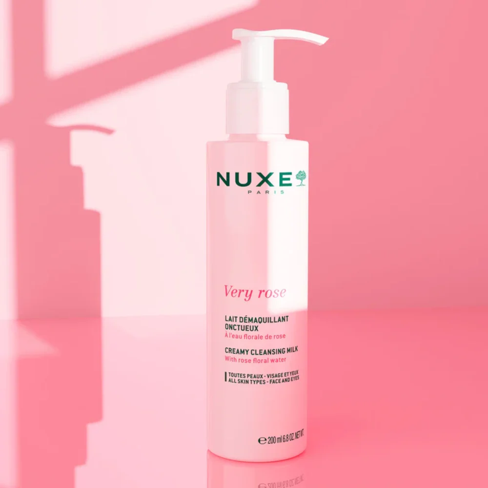 Nuxe Very Rose Creamy Cleansing Milk for Face and Eyes