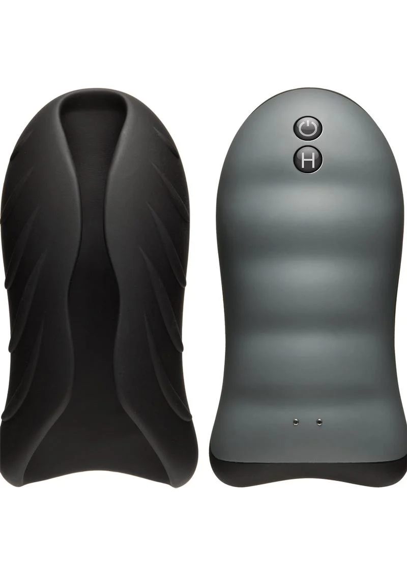 Optimale Secondskyn Silicone Warming Stroker Vibrating USB Rechargeable Masturbator
