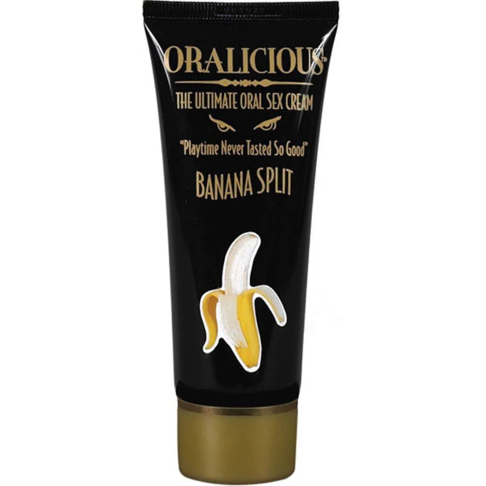 Oralicious the Ultimate Cream, 2 fl.oz (59 mL), Banana Split