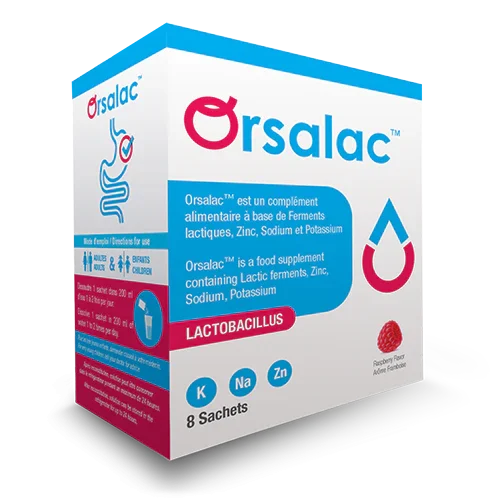 Orsalac Raspberry Flavored Electrolytes 8 Sachets