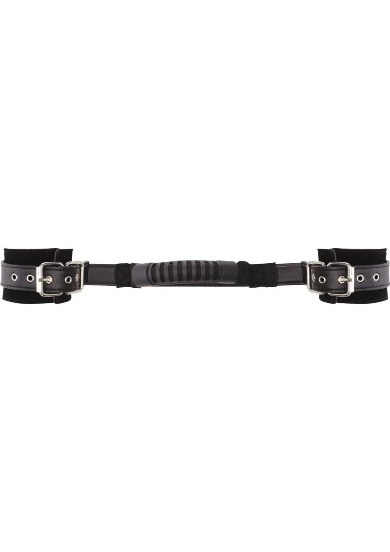 Ouch! Adjustable Leather Handcuffs with Adjustable Straps