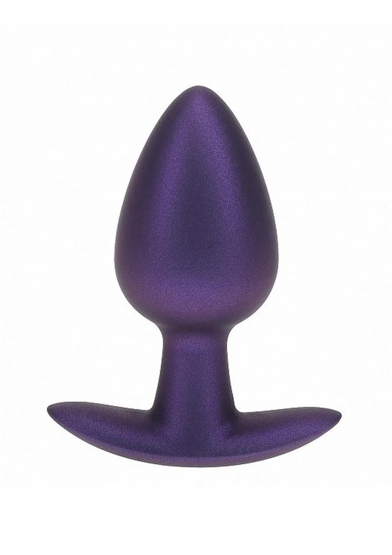 Ouch! Anal Plug Silicone - Medium - Metallic