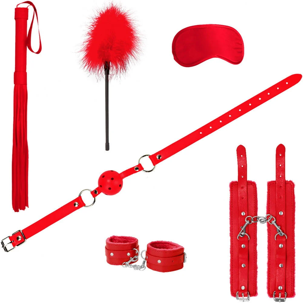 Ouch Beginners Bondage Kit, Red
