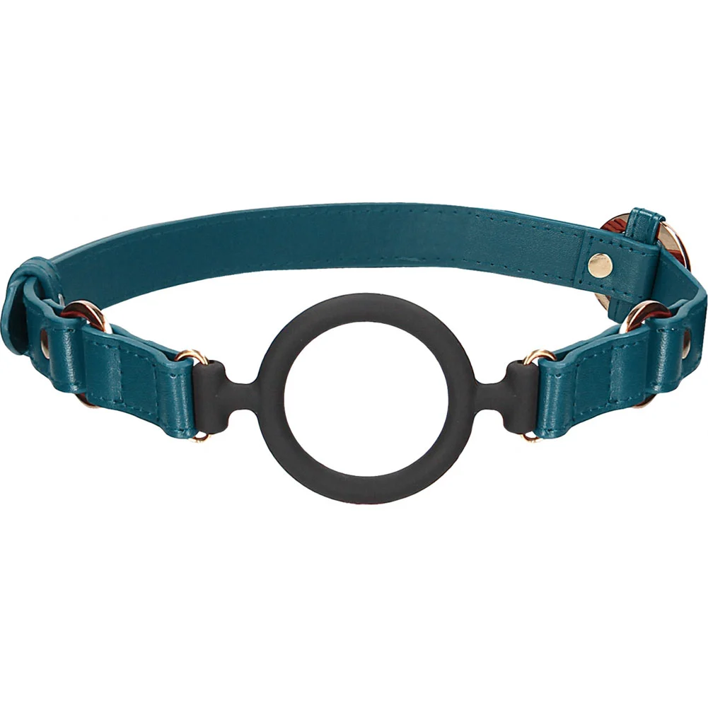 Ouch Halo Silicone Ring Gag, 2", Green