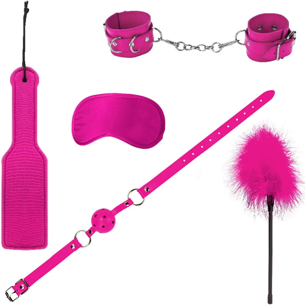 Ouch Introductory Bondage Kit No 4, Pink