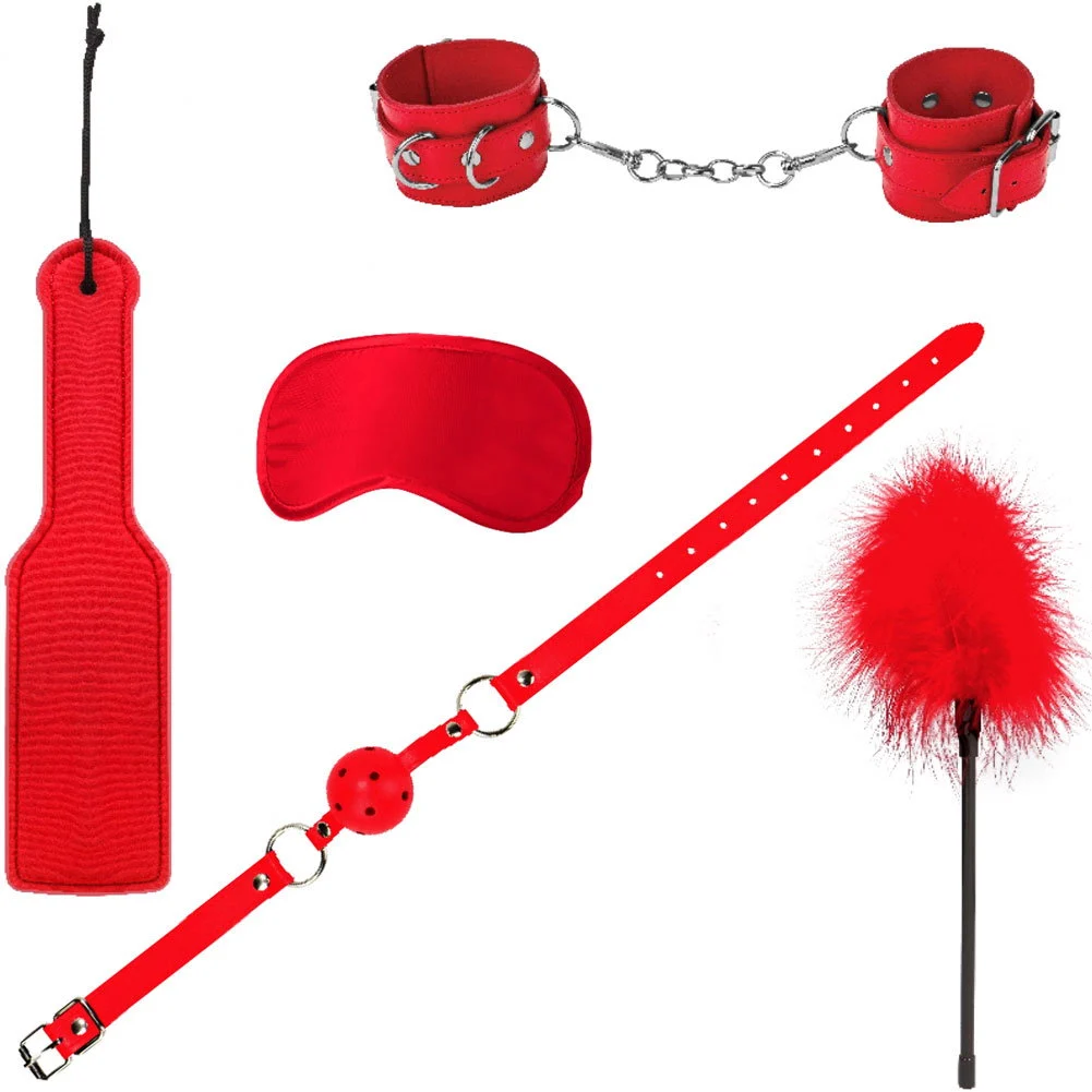 Ouch Introductory Bondage Kit No 4, Red