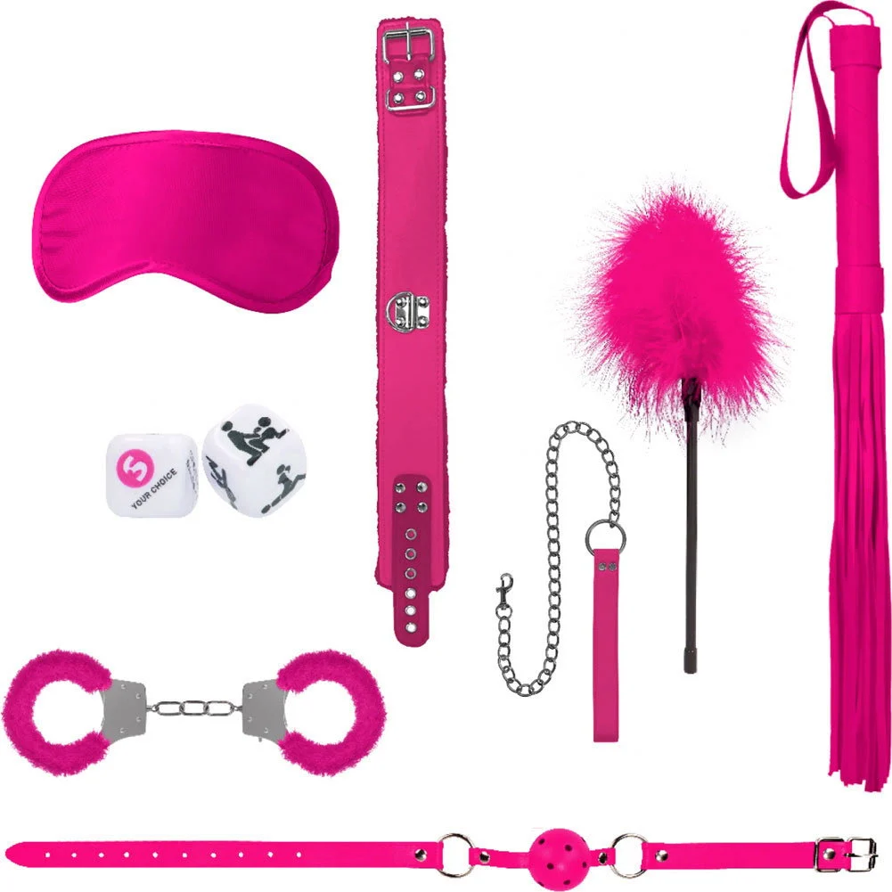 Ouch Introductory Bondage Kit No 6, Pink