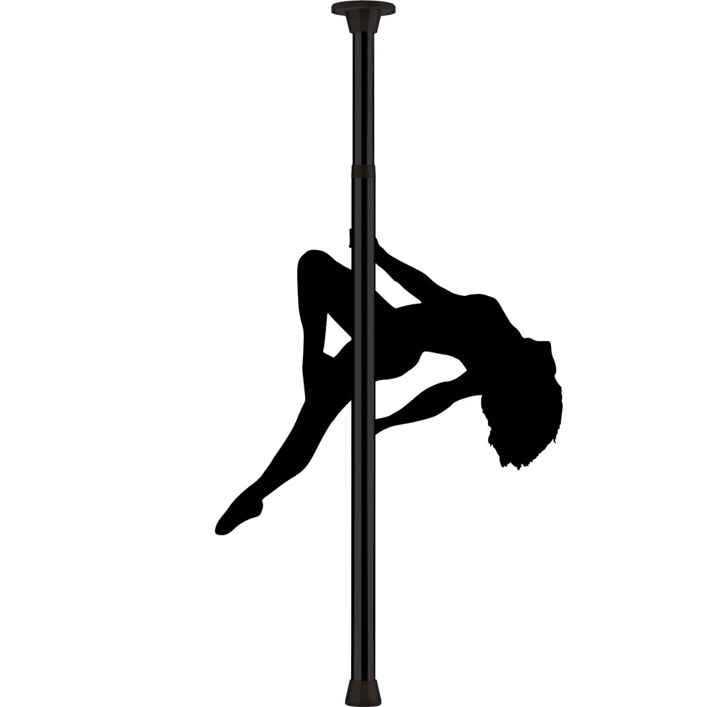 Ouch Metal Dance Pole, 10 Feet, Black