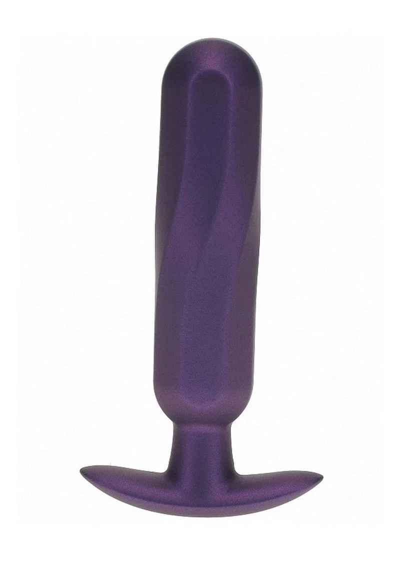 Ouch! Oblong Anal Plug Silicone - Metallic