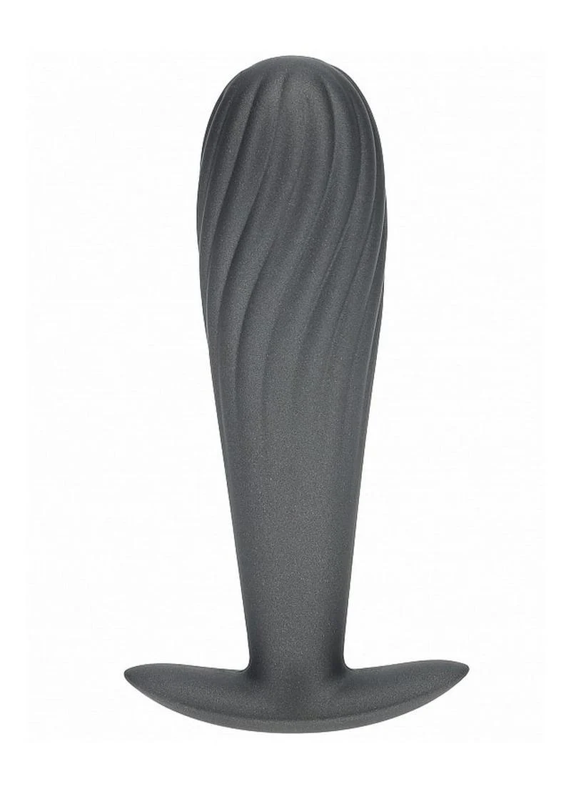 Ouch! Ribbed Anal Plug Silicone