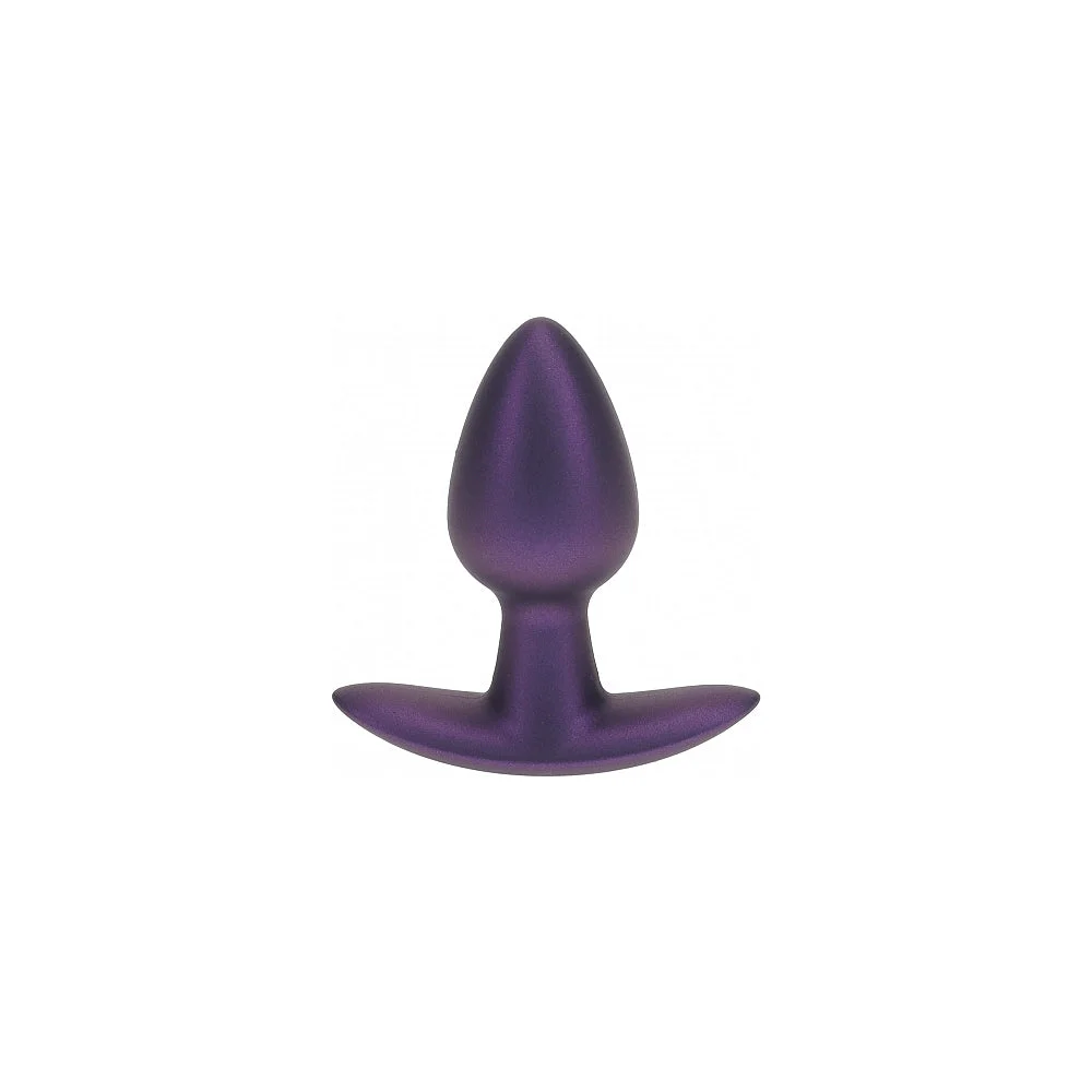 Ouch! Smooth Silicone Anal Plug, Small 2.6 Inch Purple