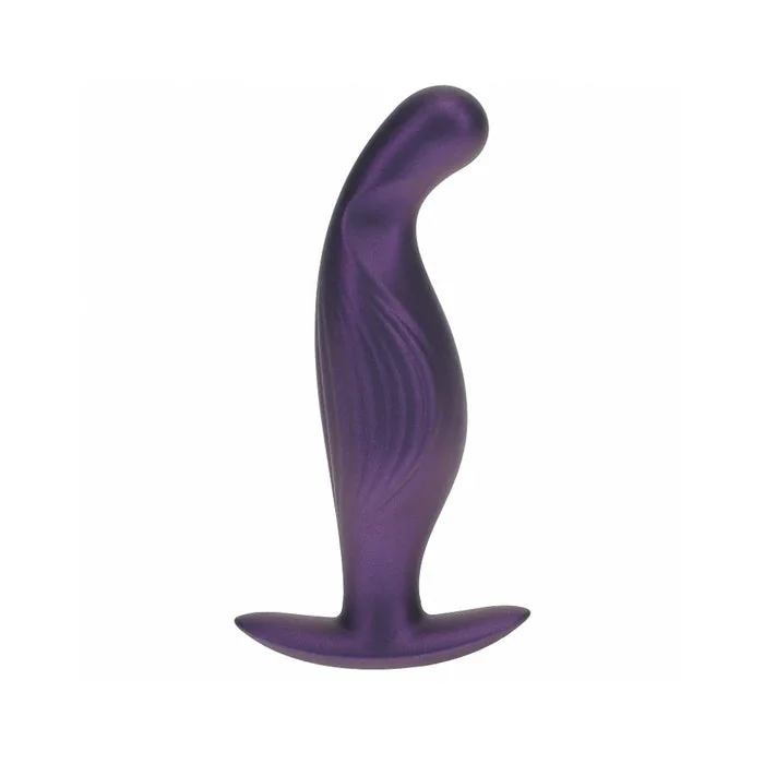 Ouch! Smooth Silicone P-Spot Anal Plug 4.6 in Purple