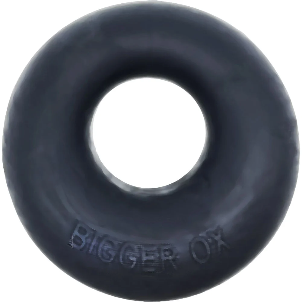 OxBalls Bigger Ox Thick Silicone Penis Ring, 2.5", Black Ice