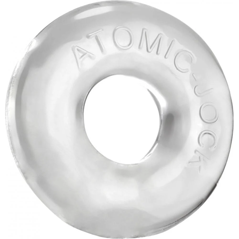 OxBalls Do-Nut-2 Atomic Jock Penis Ring, 2", Clear
