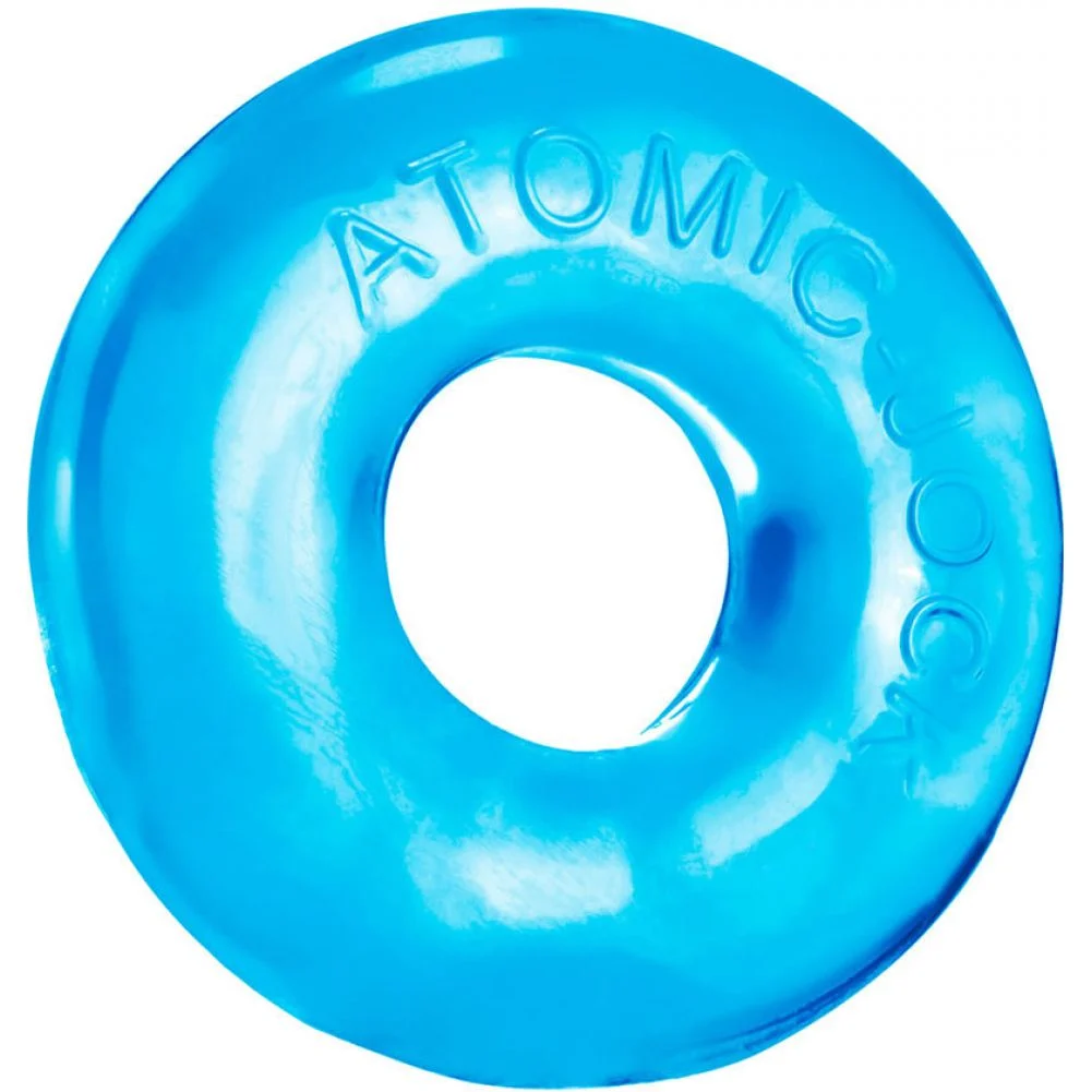 OxBalls Do-Nut-2 Atomic Jock Penis Ring, 2", Ice Blue