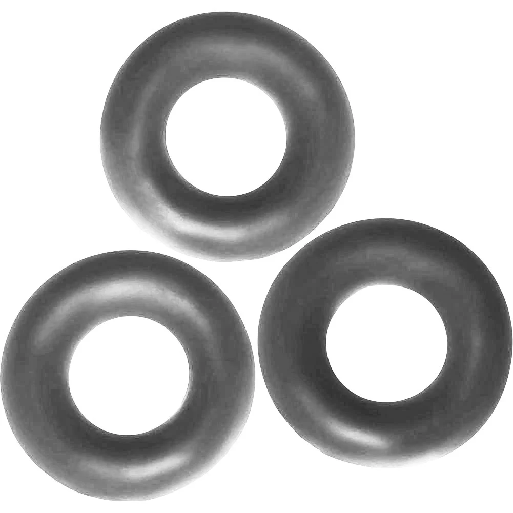 OxBalls Fat Willy 3-Pack Flextpr Jumbo Penis Rings, 2", Steel