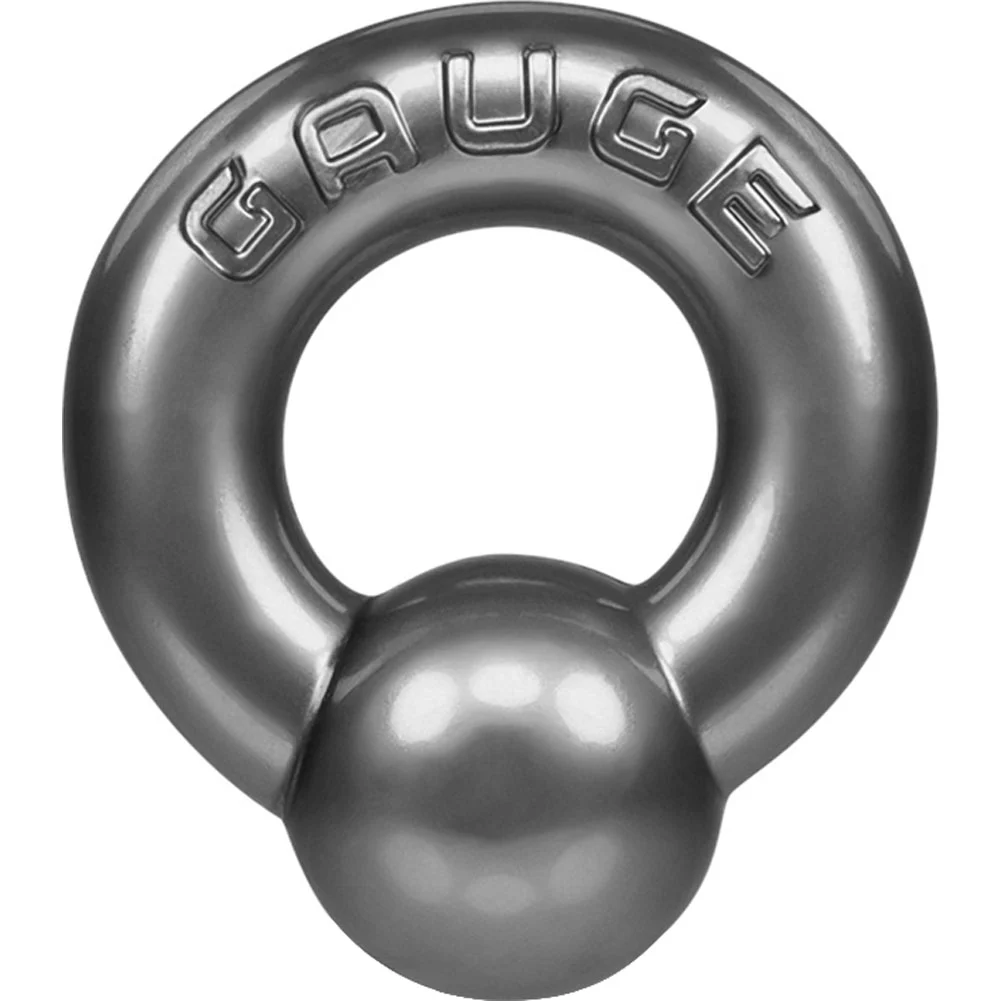 OxBalls Gauge Super Flex Penis Ring, 2.5", Steel