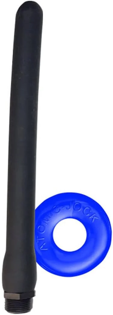 Oxballs Oxshot Butt Nozzle Shower Hose 12 In. + Flex Cockring Black