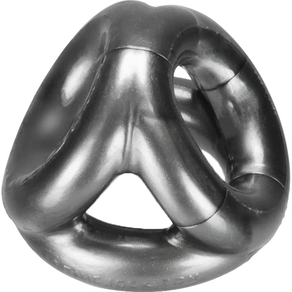 OxBalls Tri-Sport Flex 3-Ring Cocksling, Steel