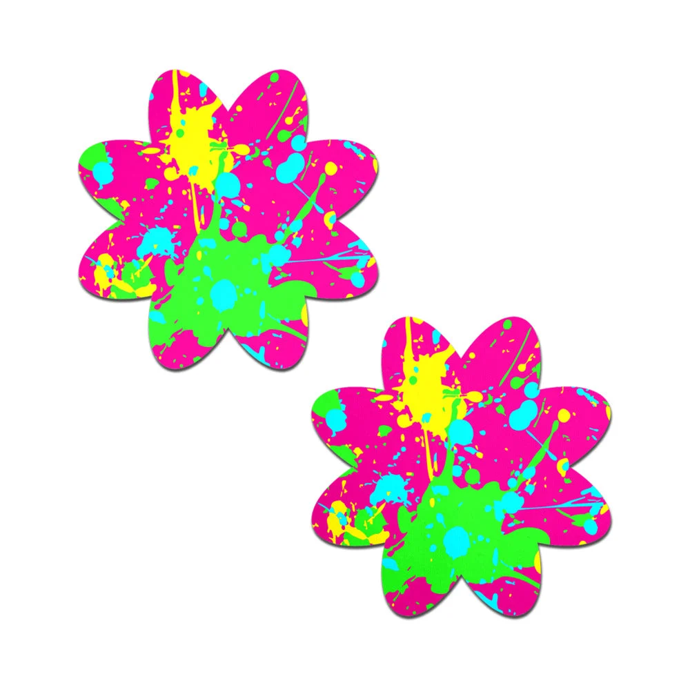 Pastease Neon Graffiti Paint Splatter - Pink O/S
