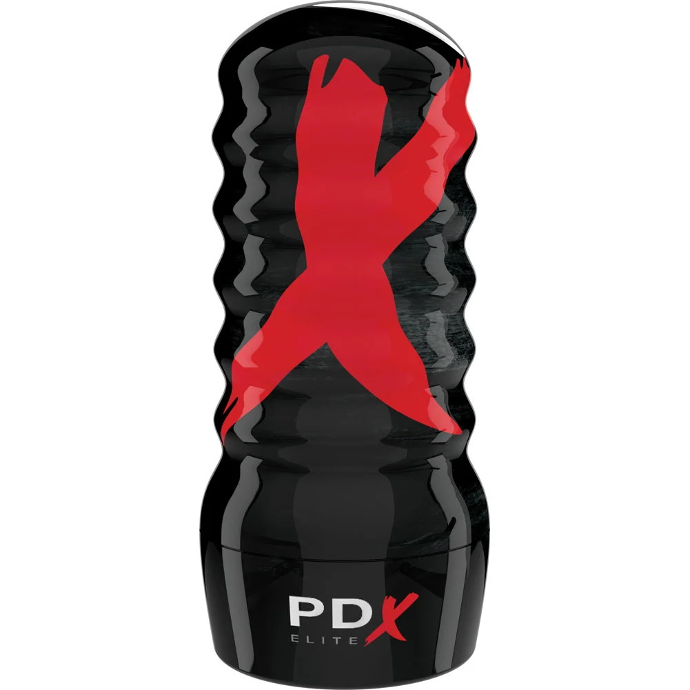 PDX Elite Ass-Gasm Extreme Vibrating Kit, Black/Flesh