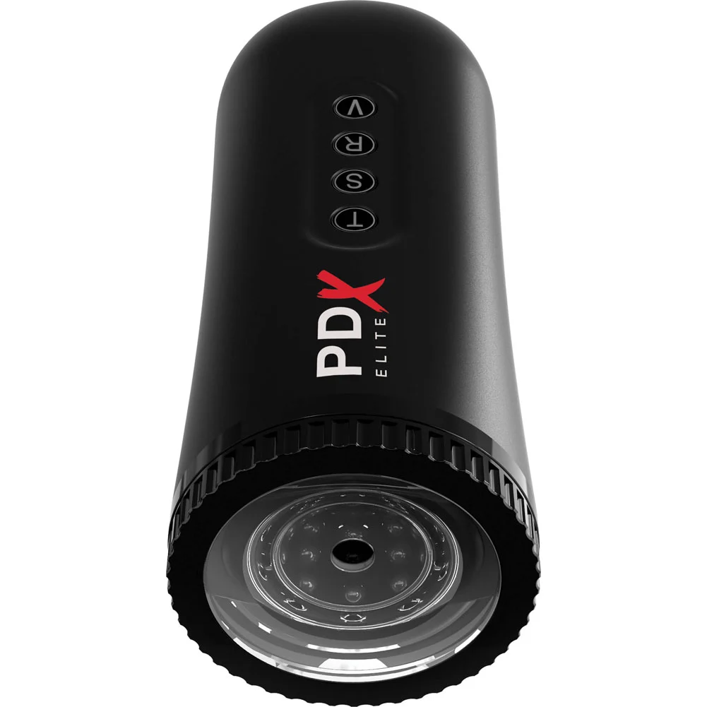 PDX Elite Moto Blower Male Masturbator, Black