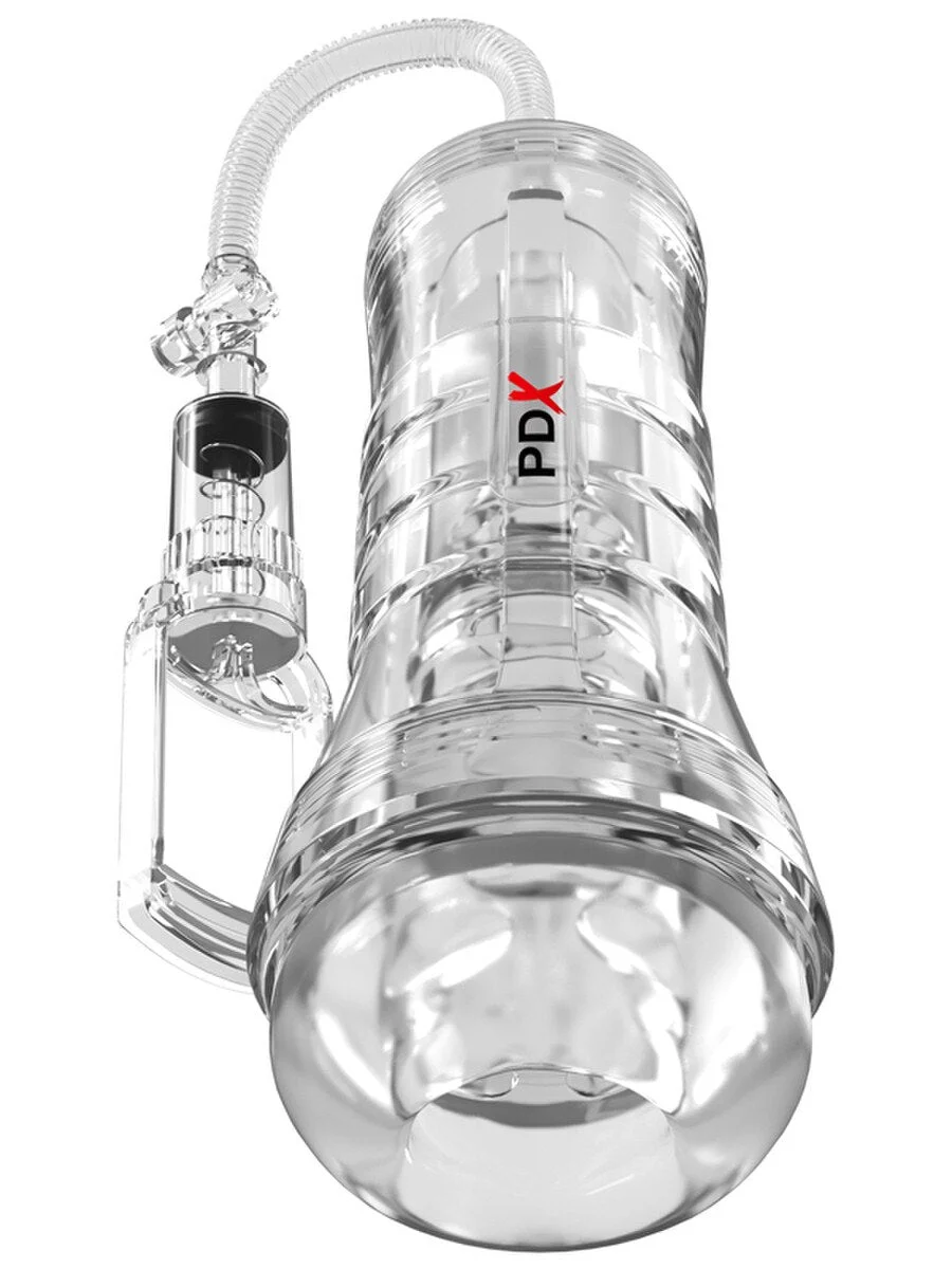 PDX ELITE VIEWTUBE VAC XXL PUMP SEE-THRU EZ-GRIP PUMP