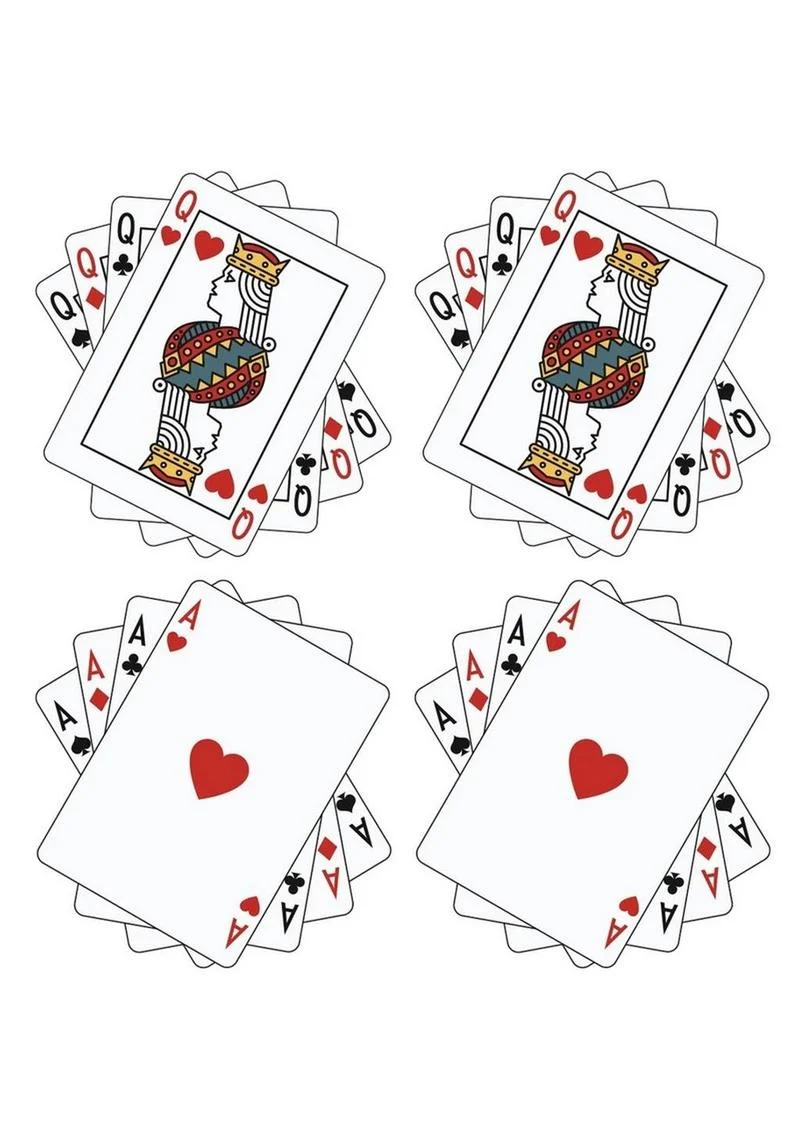 Peekaboo Queens and Aces Pasties