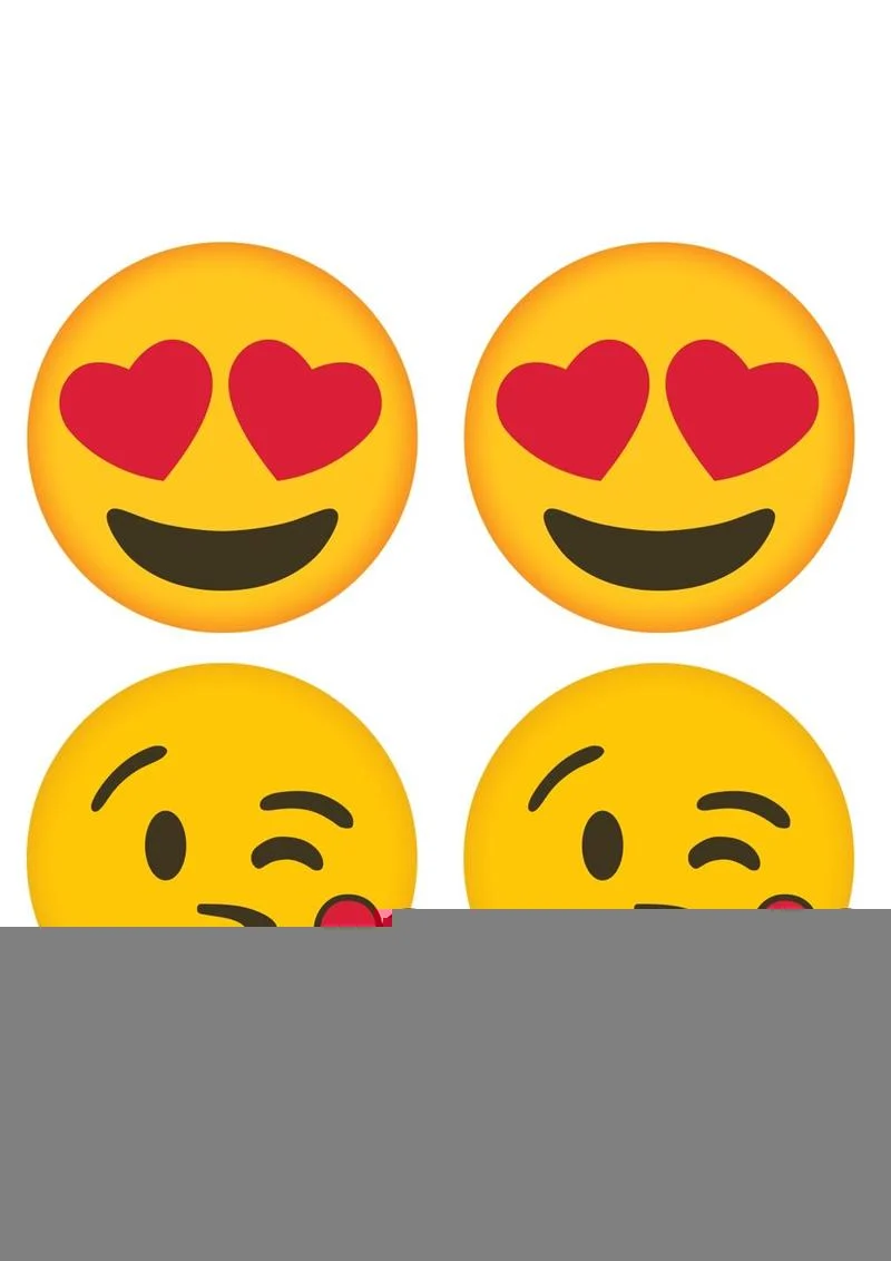 Peekaboos Emoji Hearts Pasties