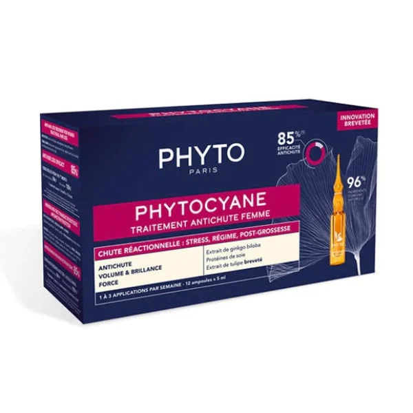 Phytocyane Reactional Hair Loss Treatment for Women, 12amps x 5 ML