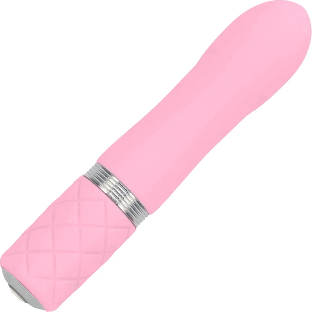 Pillow Talk Flirty Luxury Rechargeable Mini Massager, 4.3", Pink
