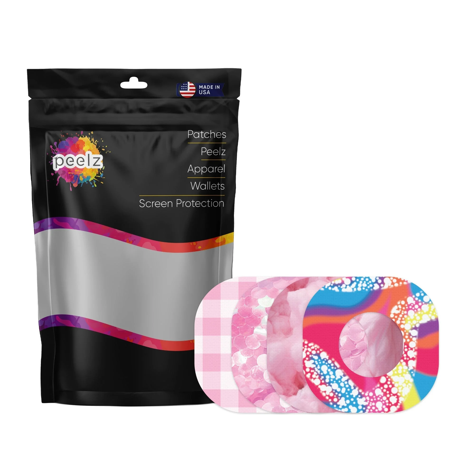 Pink Dream Variety Dexcom G7 and Stelo Patch Tape - Pump Peelz