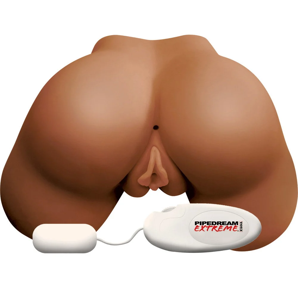 Pipedream Extreme Toyz Junk In Tha Trunk Vibrating Male Masturbator, Ebony