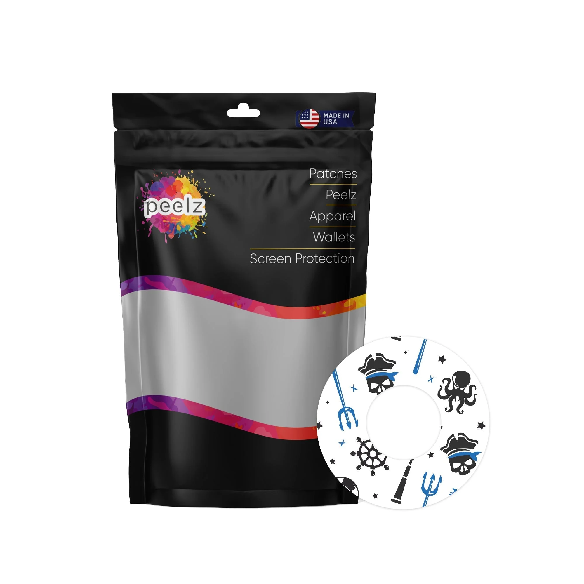 Pirates PatchTape Designed for the FreeStyle Libre 2