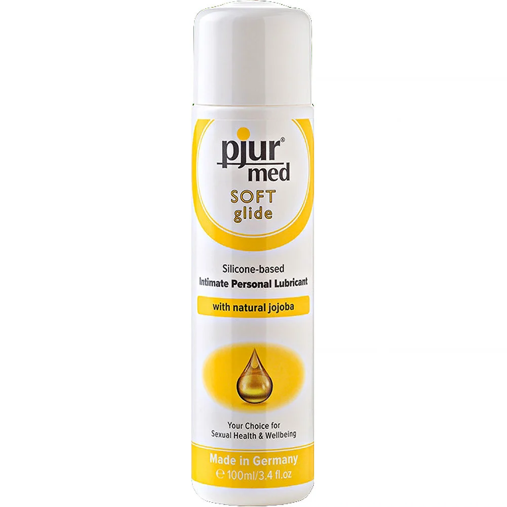 Pjur Med Soft Glide Silicone Based Intimate Lubricant, 3.4 fl.oz (100 mL)