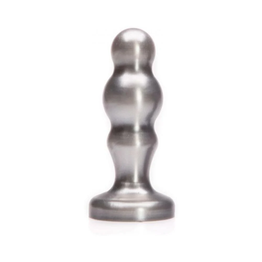 Planet Dildo 3 Scoops Butt Plug Silver