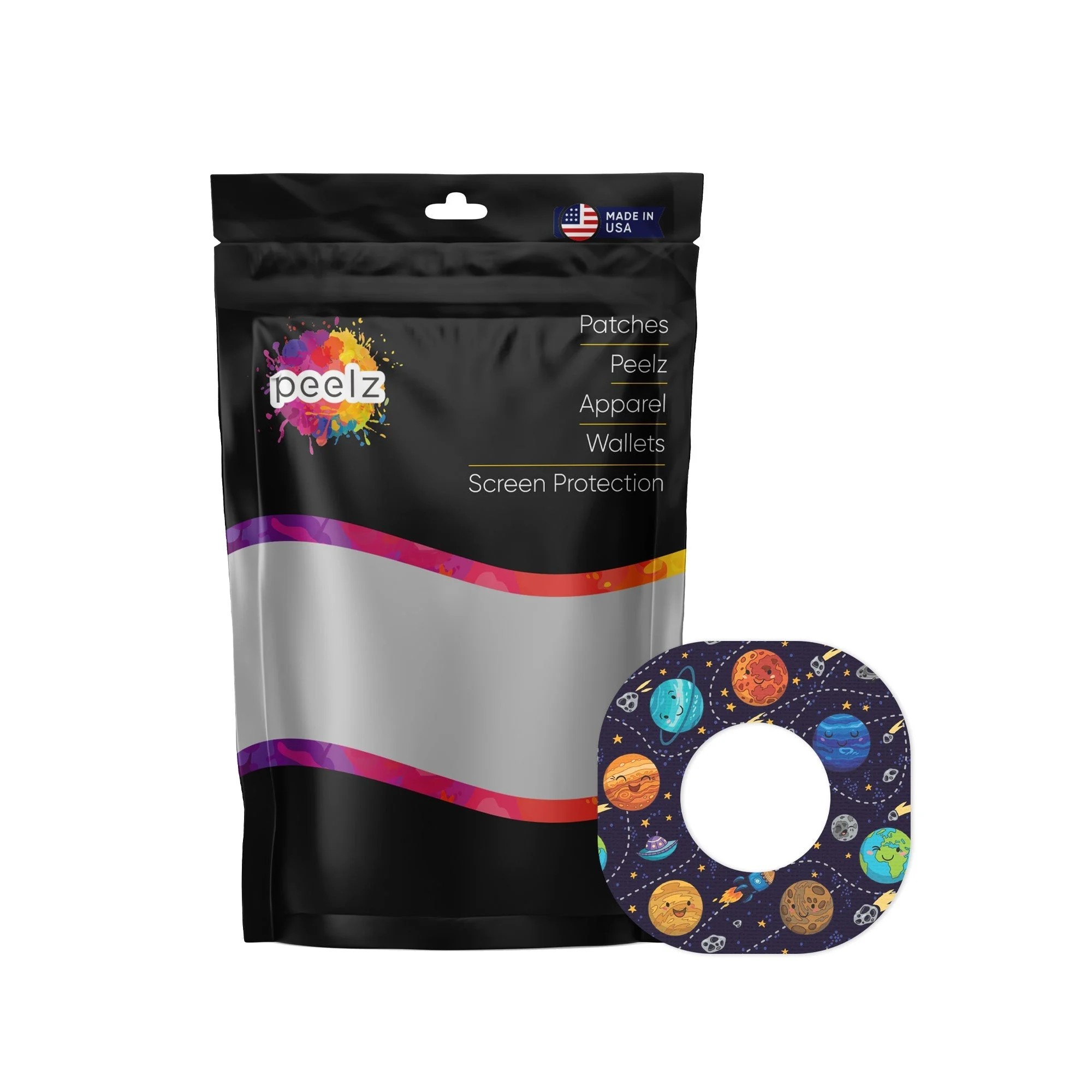 Planetary Dexcom G7 and Stelo Patch Tape - Pump Peelz