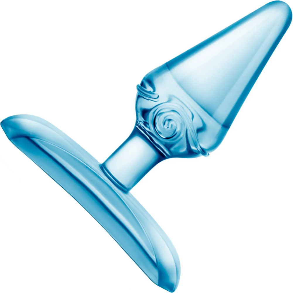 Play With Me Jolly Butt Plug, 2.75", Blue