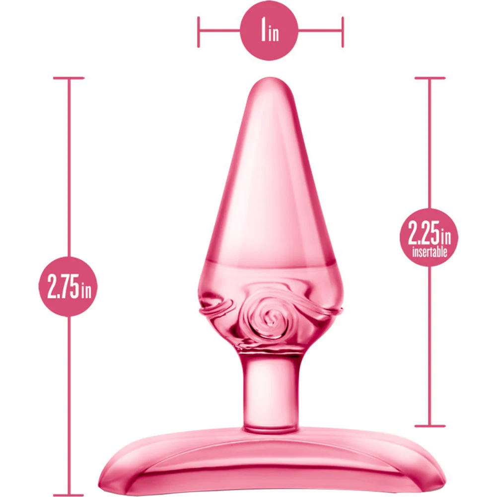 Play With Me Jolly Butt Plug, 2.75", Pink