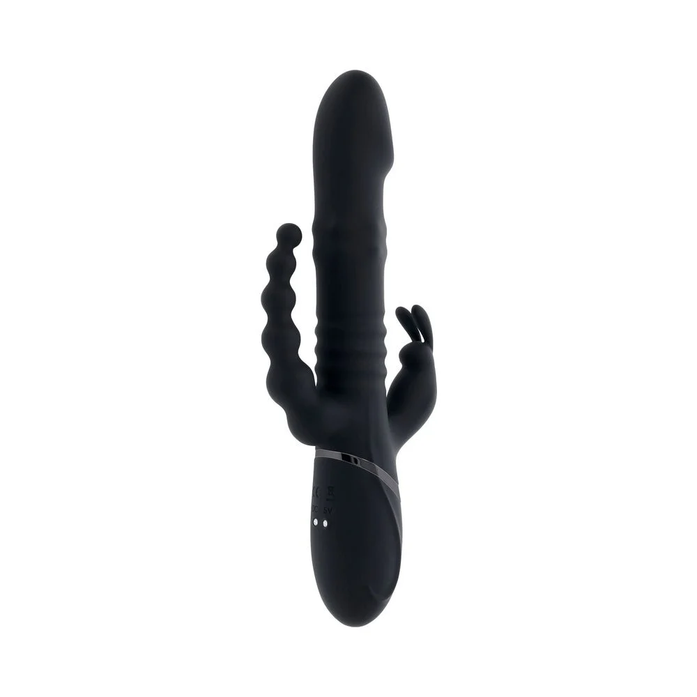 Playboy Big Bunny Energy Rechargeable Silicone Triple Stim Vibrator 2am