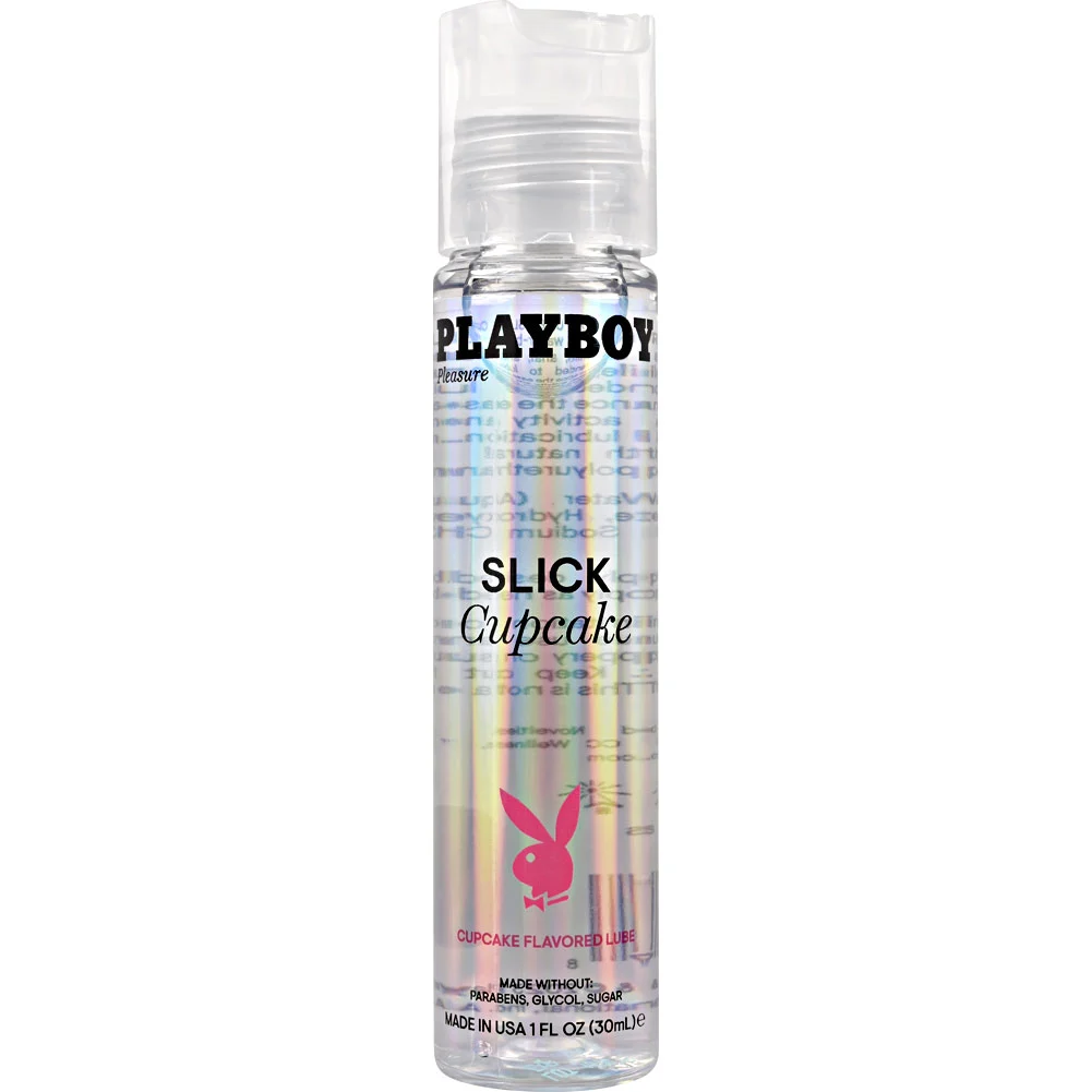 Playboy Pleasure Slick Flavored Lubricant, 1 fl.oz (30 mL), Cupcake