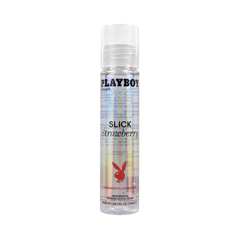 Playboy Slick Flavored Water-based Lubricant Strawberry