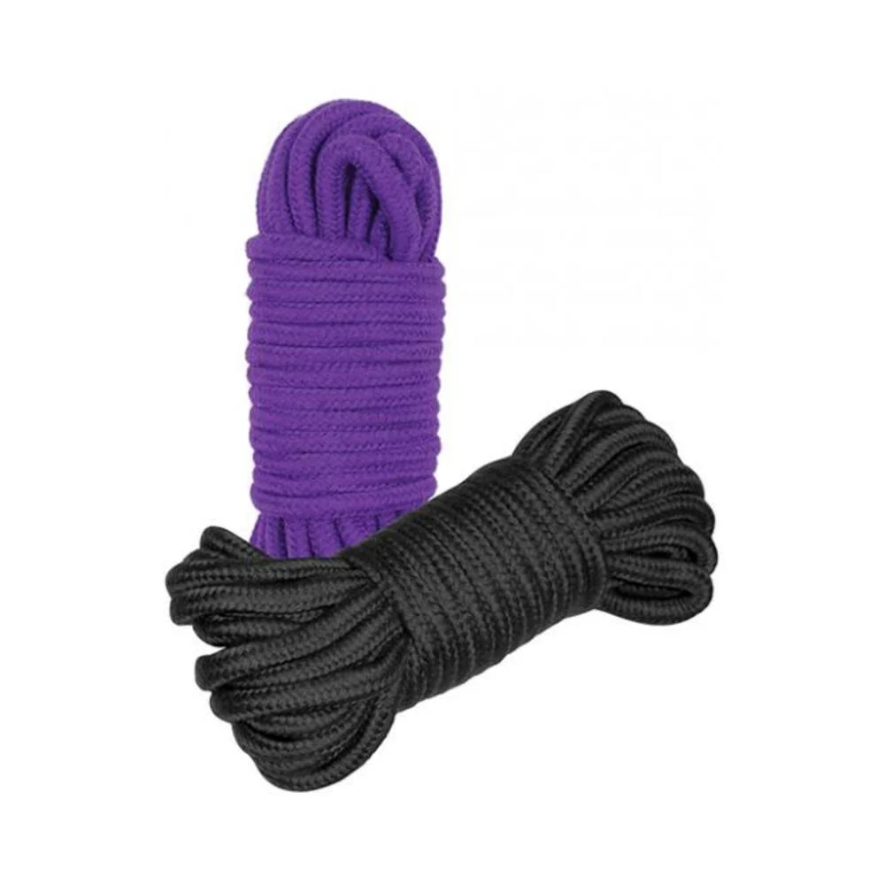 Ple'sur Purple & Black 10 M / 33 Ft. Rope Kit 2-pack