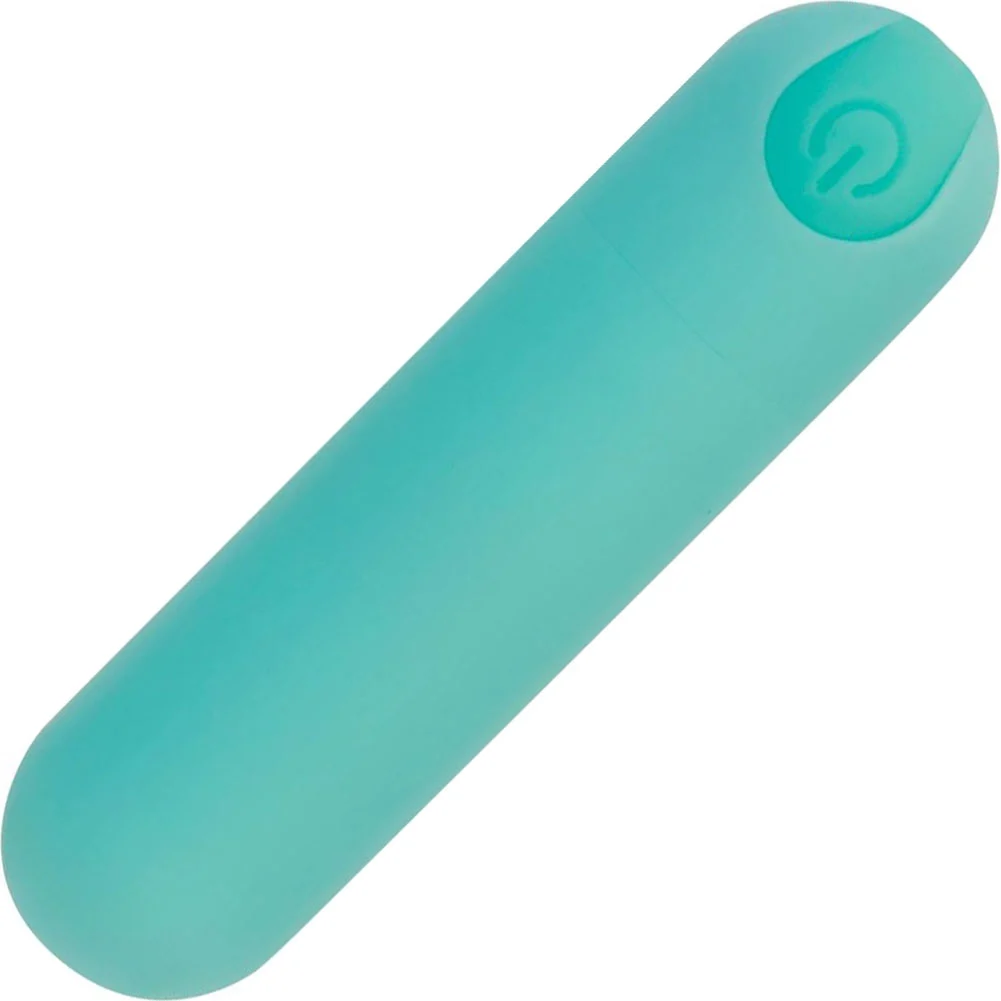 PowerBullet Essential Vibrating Bullet, 3", Teal