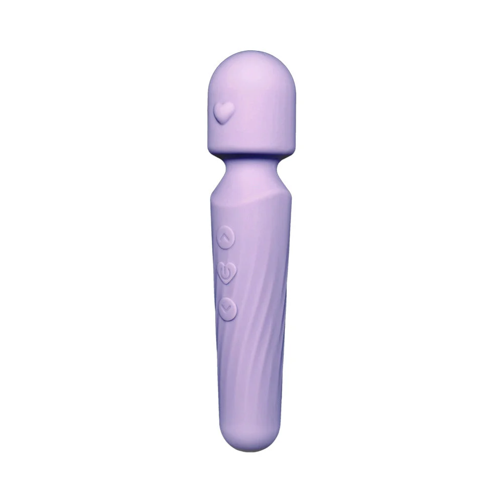 Powerful Liquid silicone Wand with heart BWV0163
