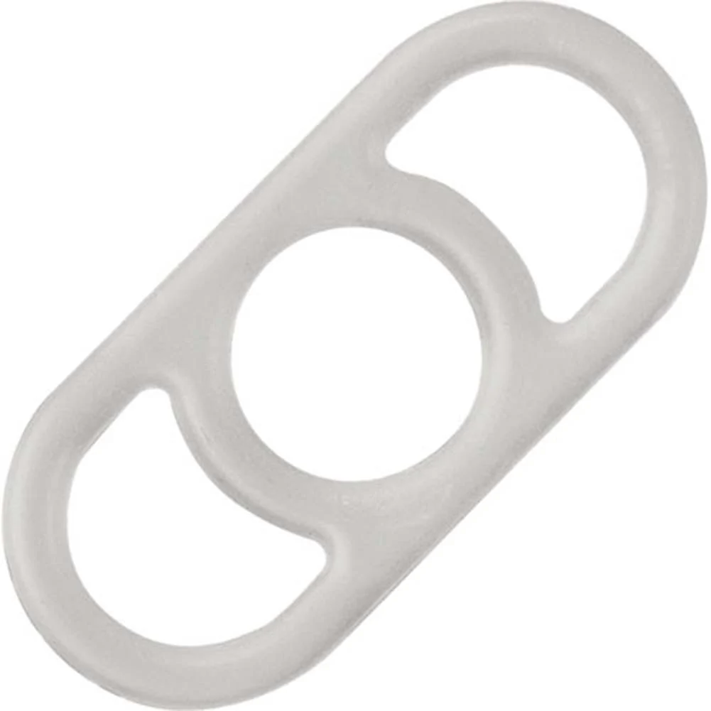 Precision Pump Silicone Erection Enhancer Penis Ring, Clear