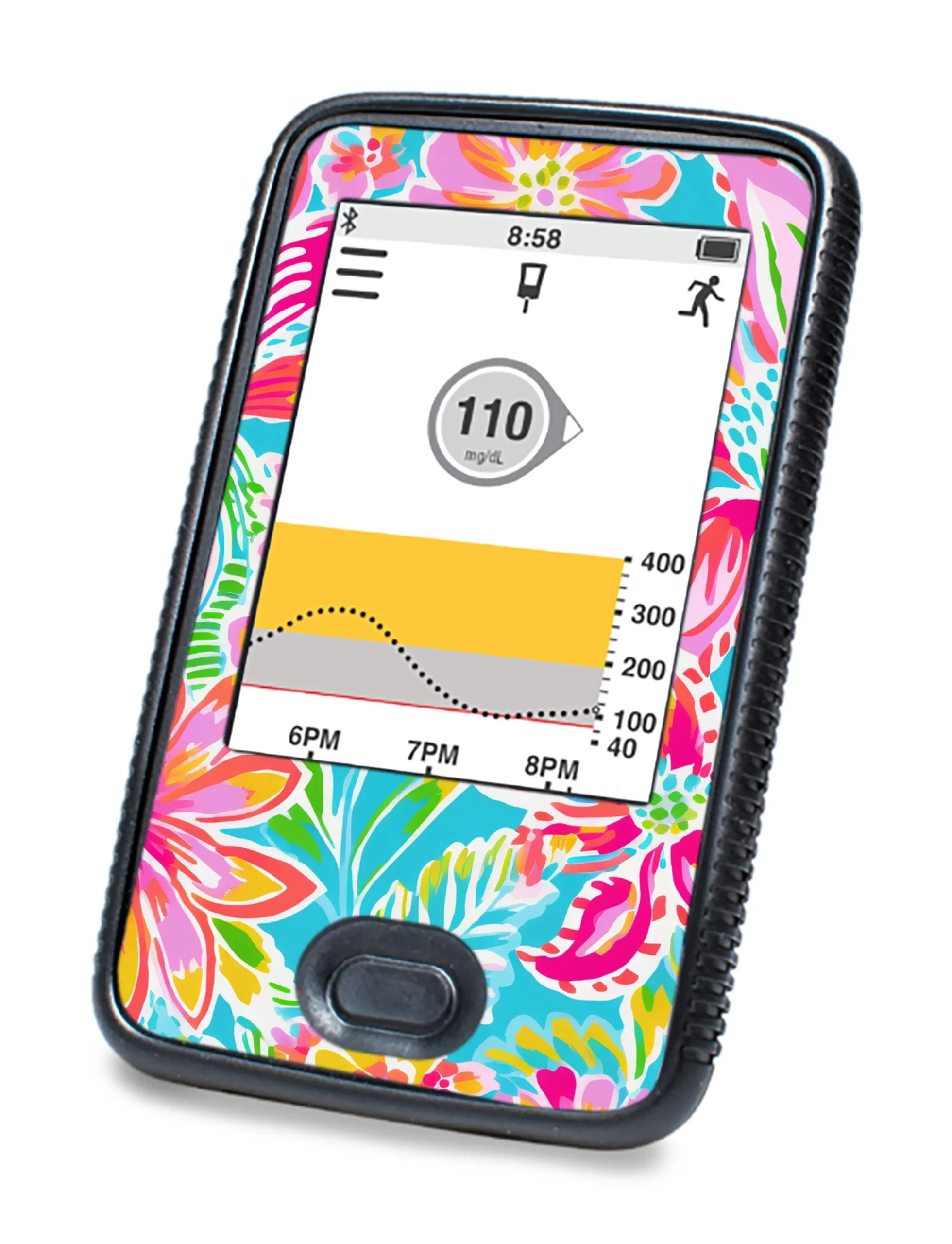 Preppy Flowers DEXCOM G6 Touchscreen Receiver